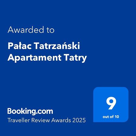 Palac Tatrzanski Apartament Tatry Bukowina Tatrzańska Eksteriør bilde